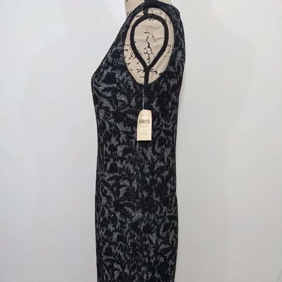 $120 New Coldwater Creek Elegant Scroll Sheath Dress 6 - Picture 4 of 11